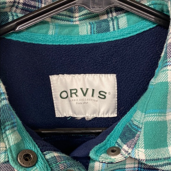 Orvis Green‎ and Blue Casual Button Down Shirt - Picture 3 of 10